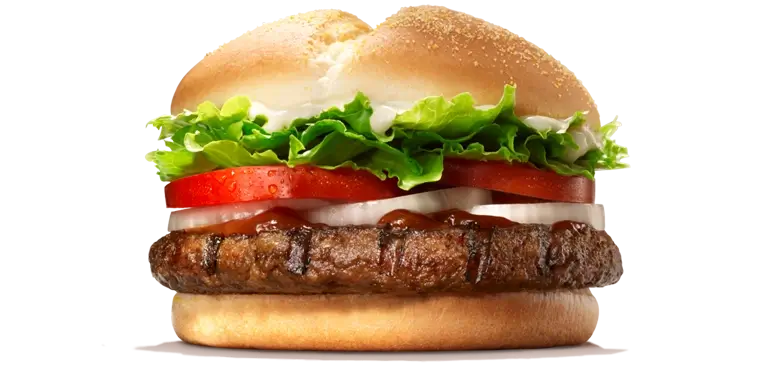 Juicy burger with fresh toppings